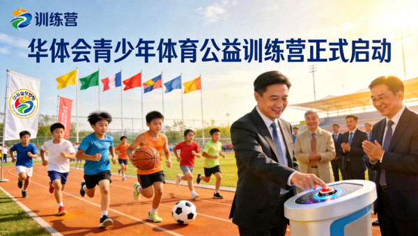 华体会青少年体育公益训练营现场教学